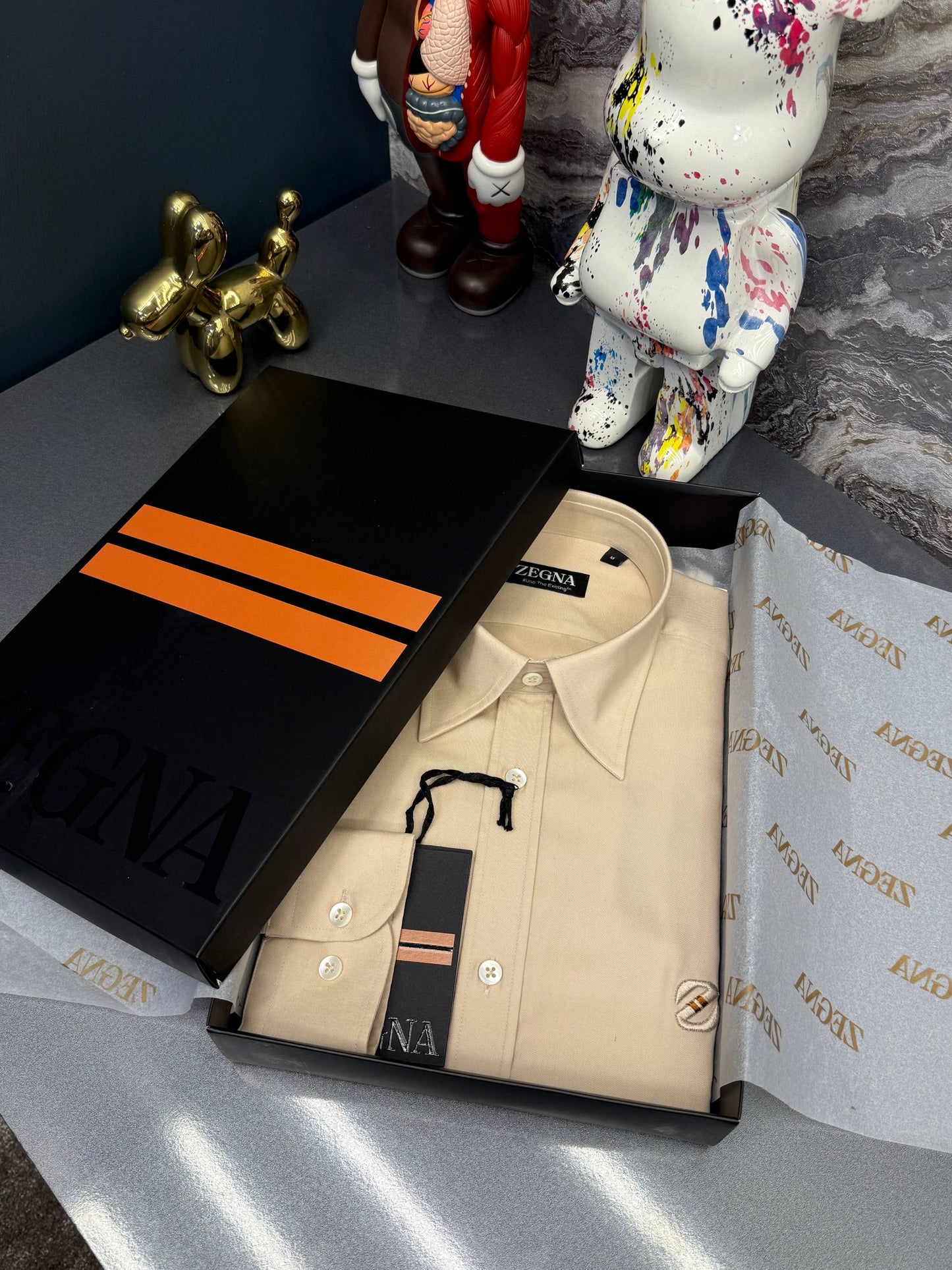 Zegna İthal Tensel Kumaş Gömlek