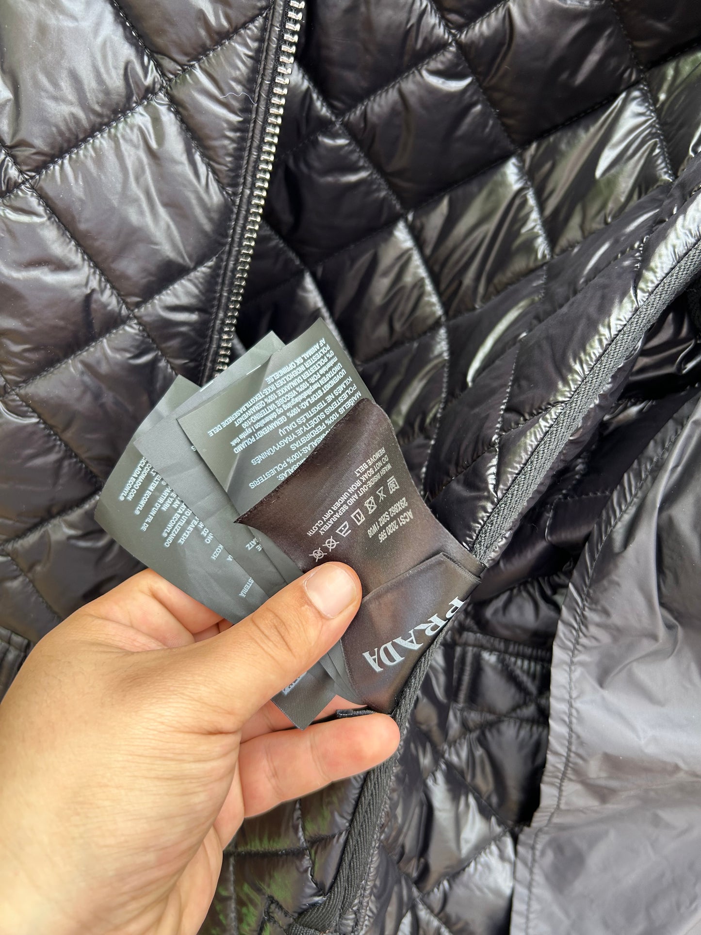 Prada İthal Kaz Tüyü Ceket