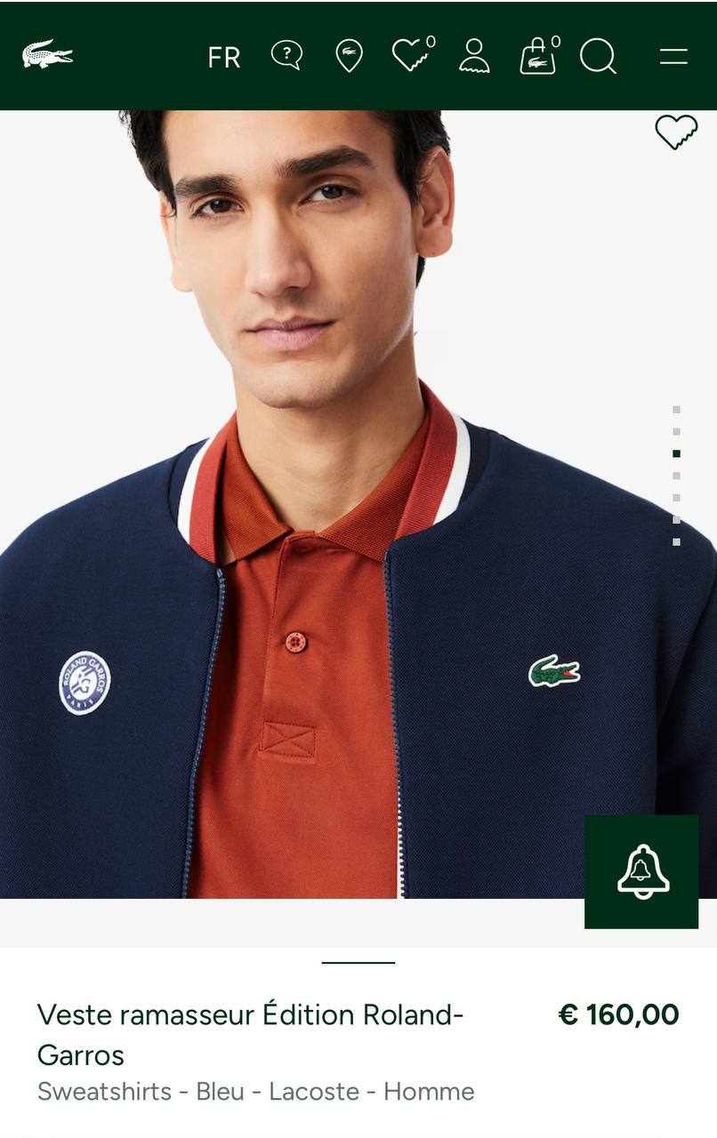 Lacoste İthal Fermuarlı Hırka