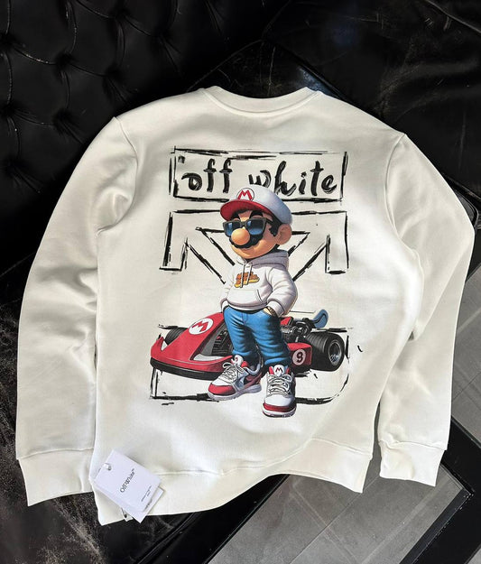 Off Whıte İthal Sweat