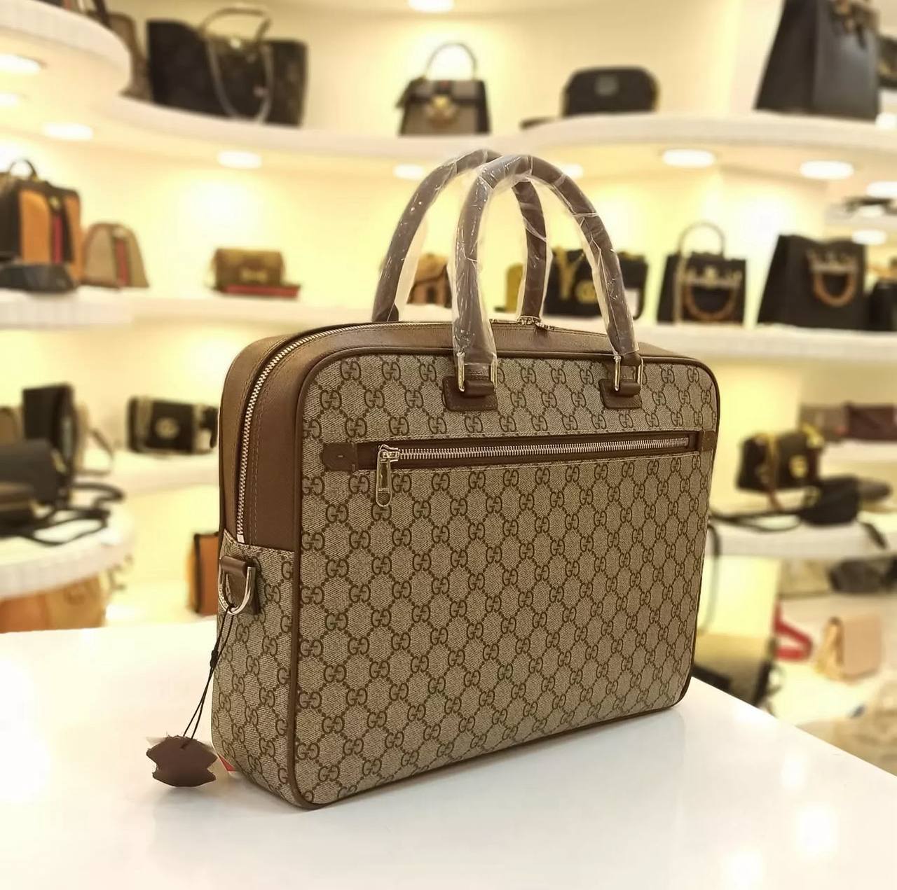 Guccı İthal Deri Evrak Çantası