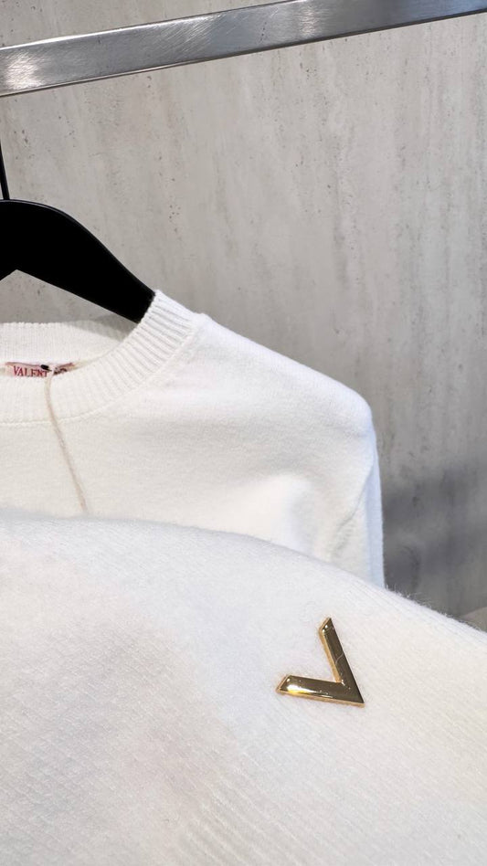 Valentino Kaşmir-Pamuk İthal Triko