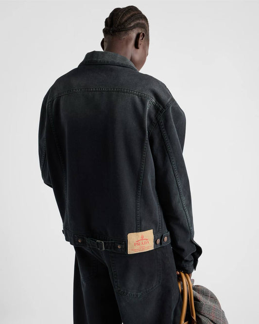 Prada İthal Jean Ceket