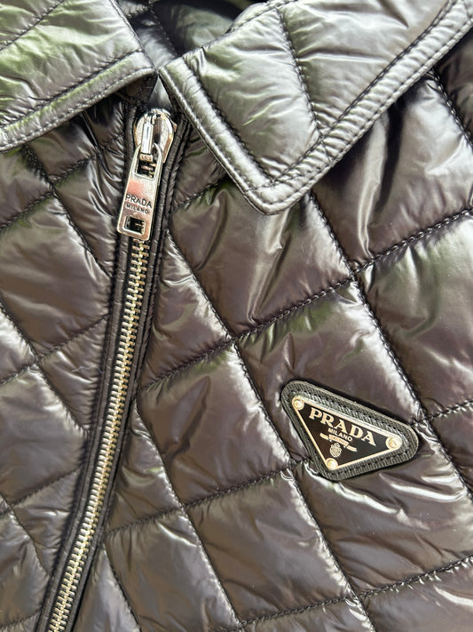 Prada İthal Kaz Tüyü Ceket