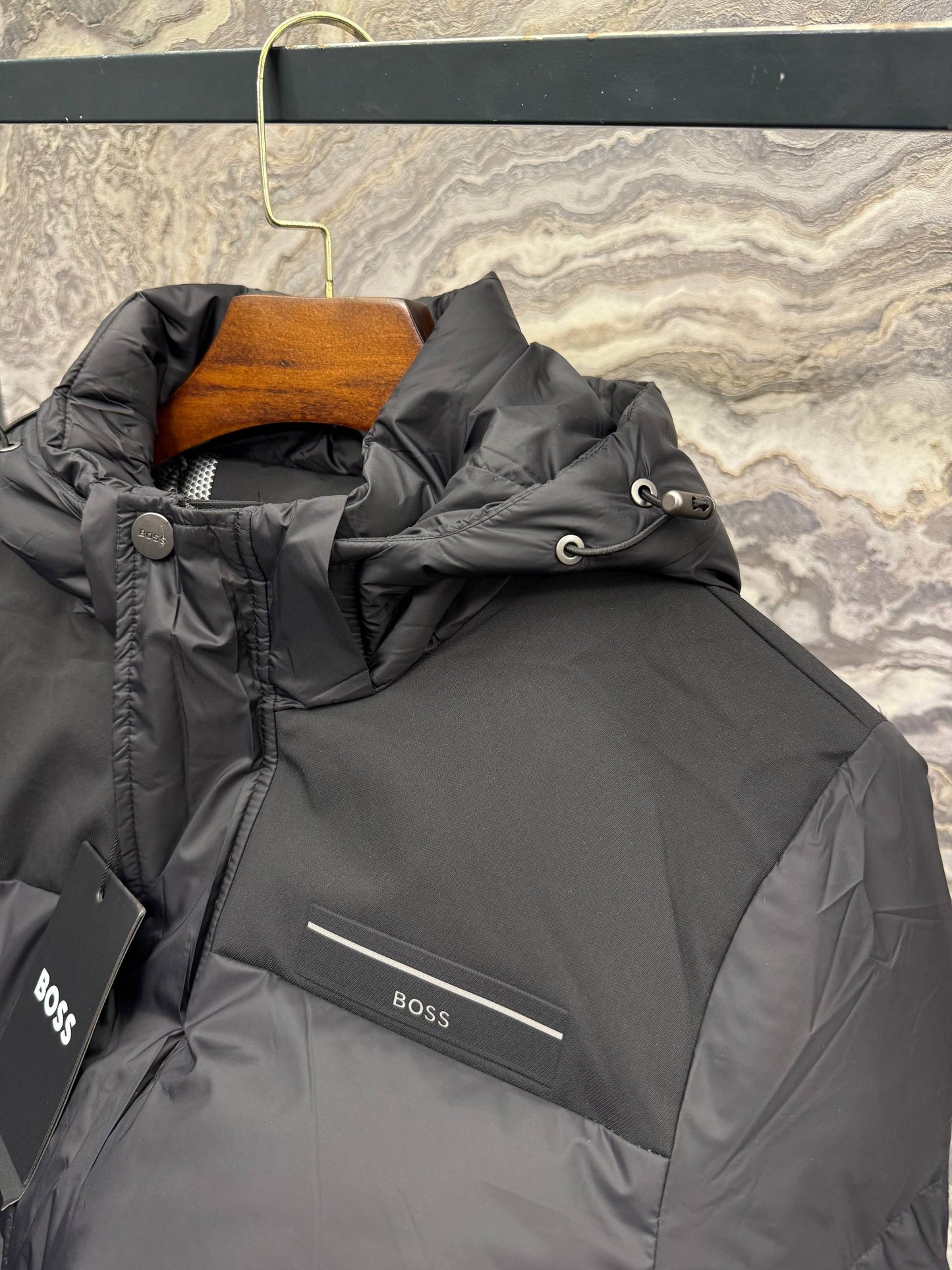 Hugo Boss İthal Kaz Tüyü Mont