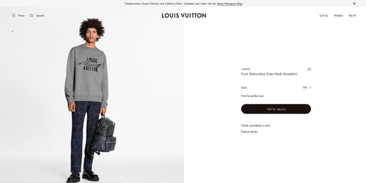 Louıs Vuıtton İthal Sweat