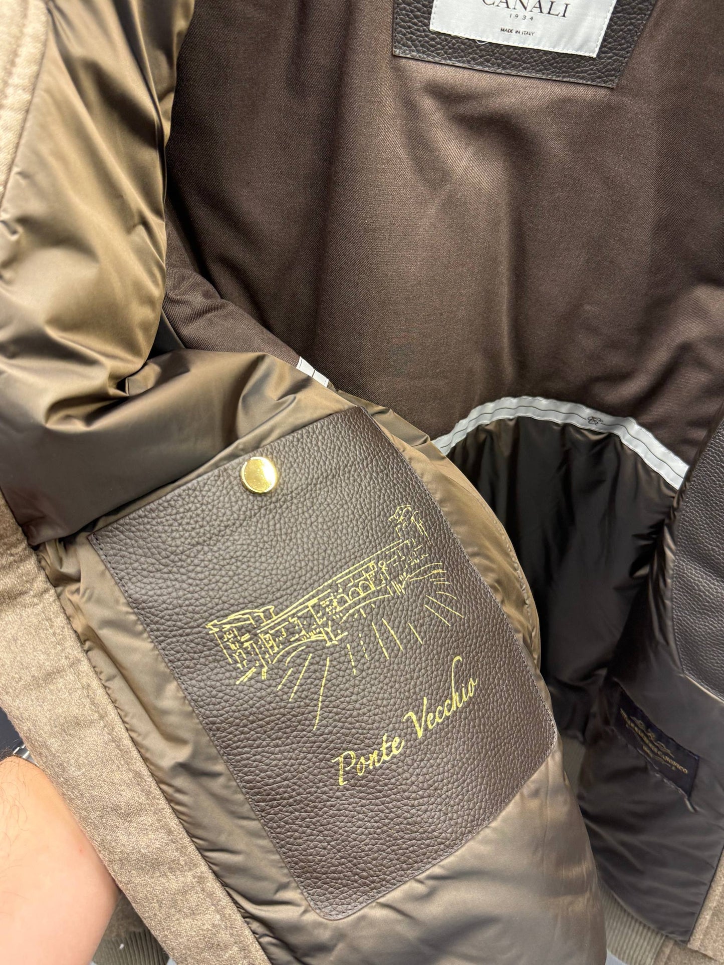 Canalı İthal Kürklü Mont