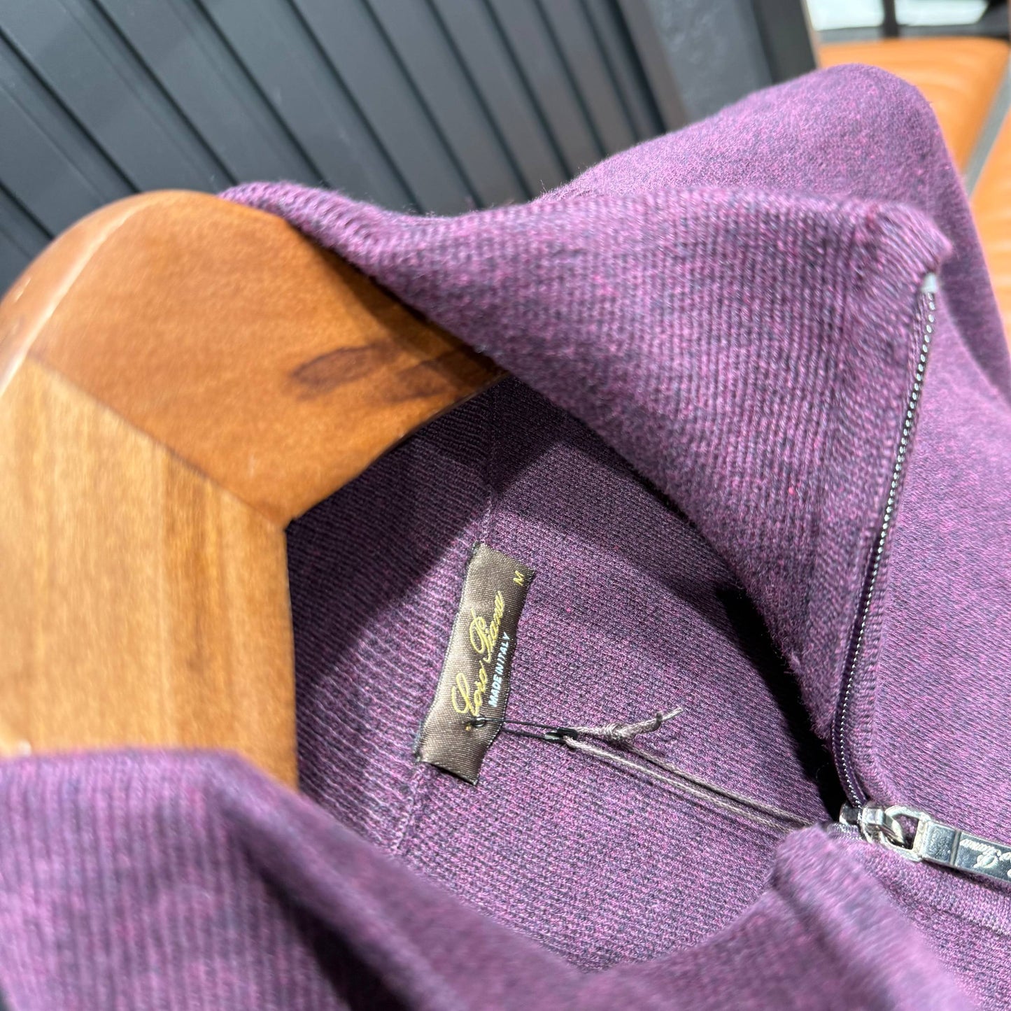 Loro Piana İthal Yarım Fermuar Triko