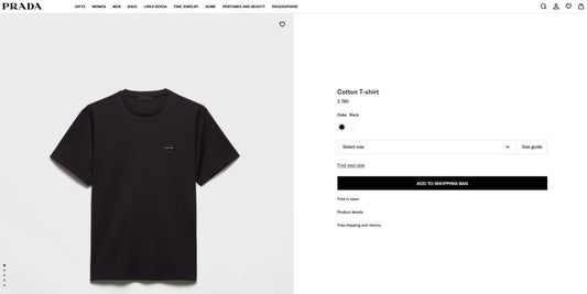 Prada İthal Tişört