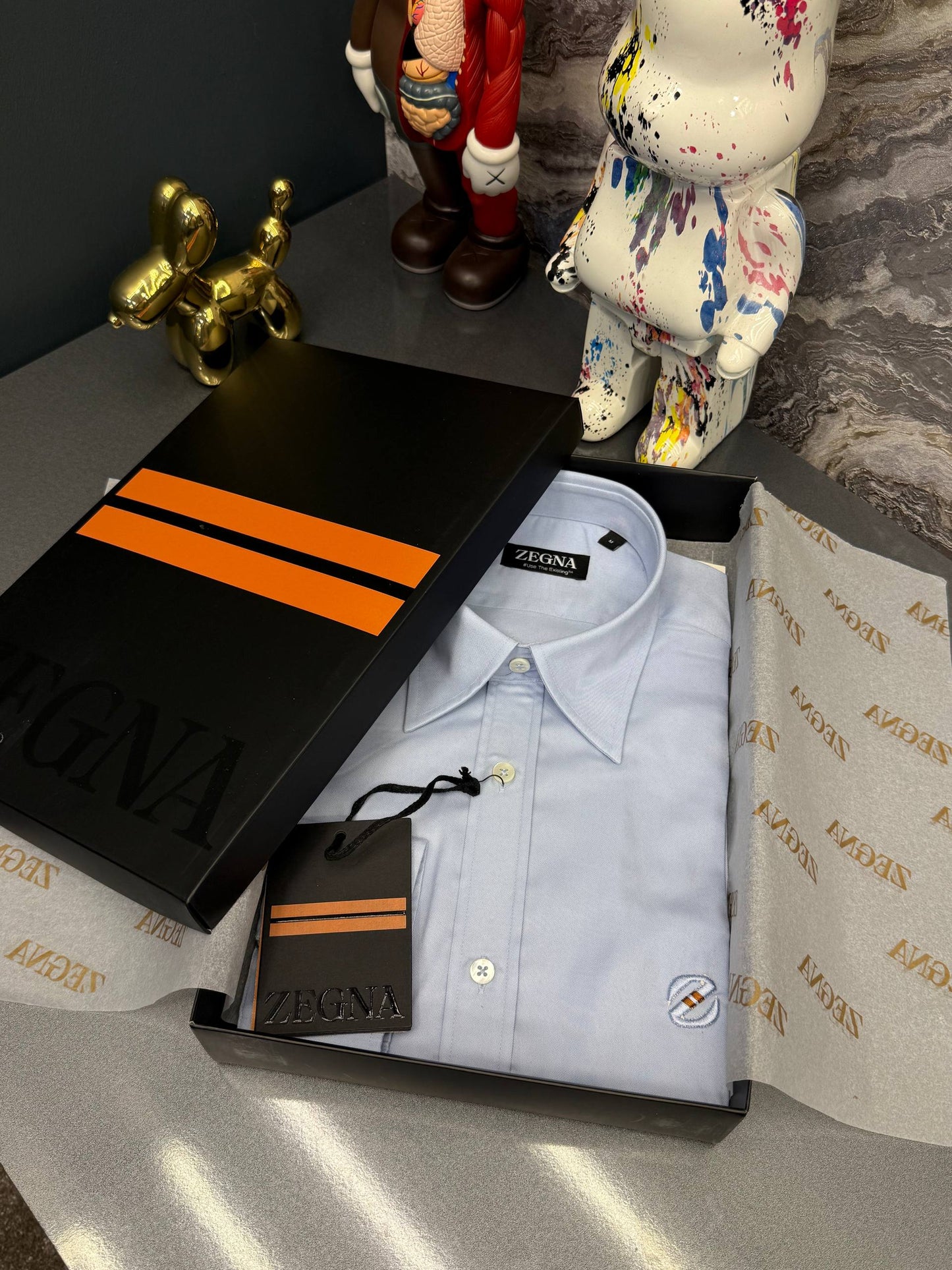 Zegna İthal Tensel Kumaş Gömlek