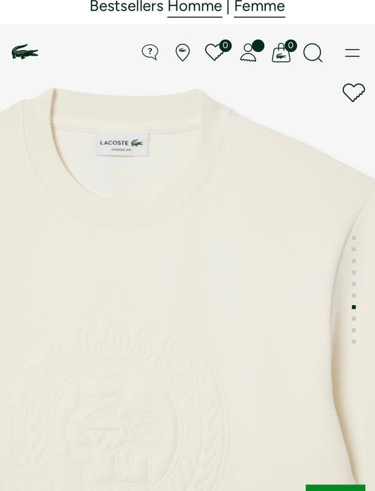 Lacoste İthal Sweat