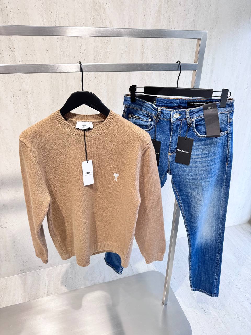 Ami Paris Yün-Kaşmir İthal Kazak