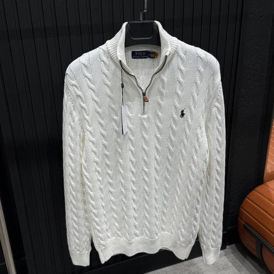 Polo Ralph Lauren İthal Yarım Fermuar Triko