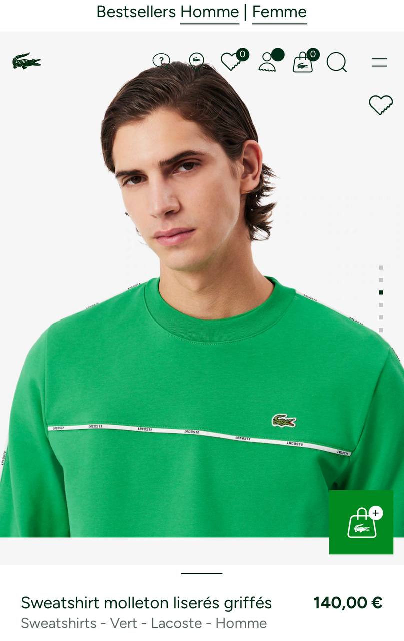 Lacoste İthal Sweatshirt