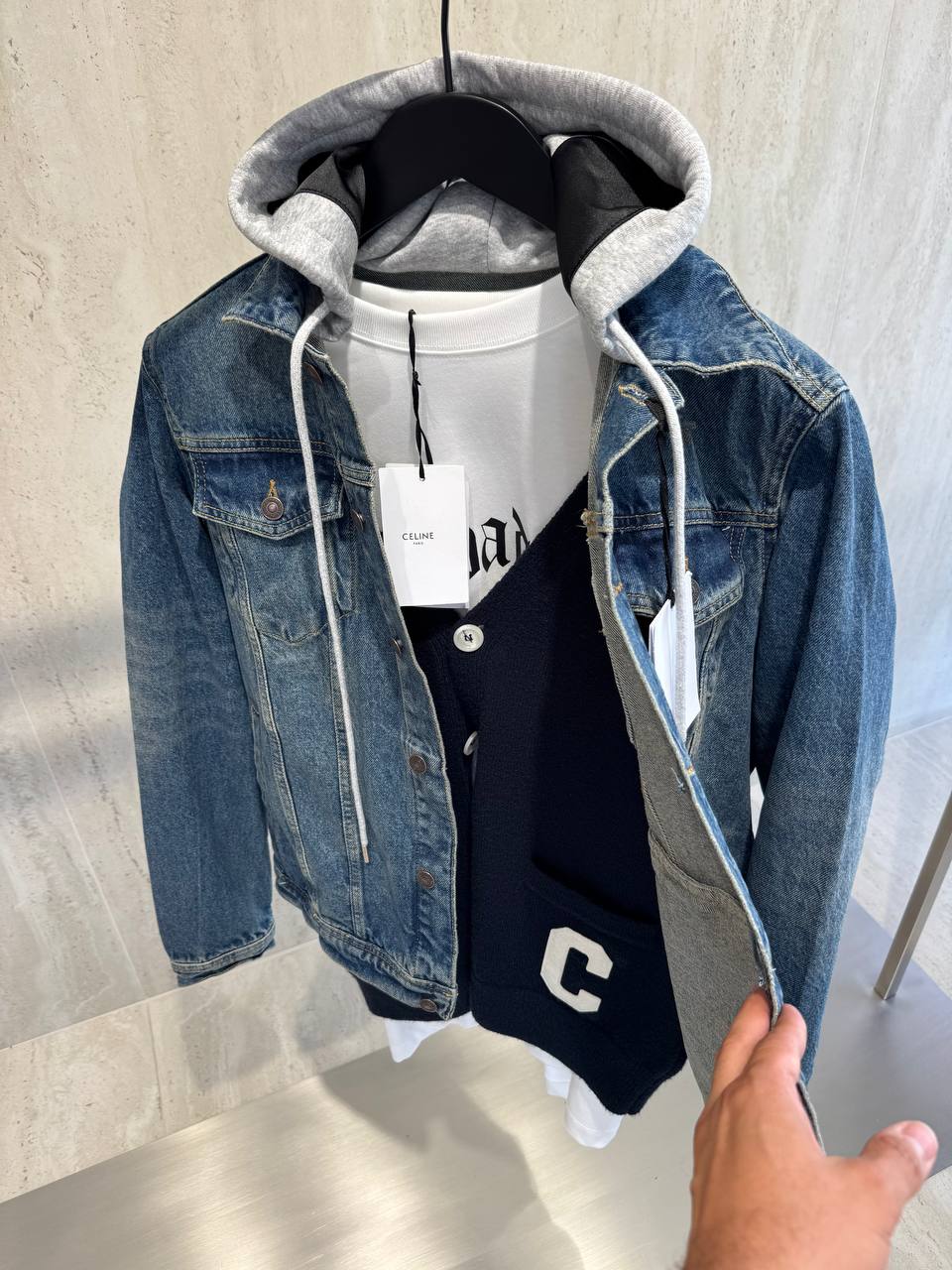 Celine İthal Kot Ceket