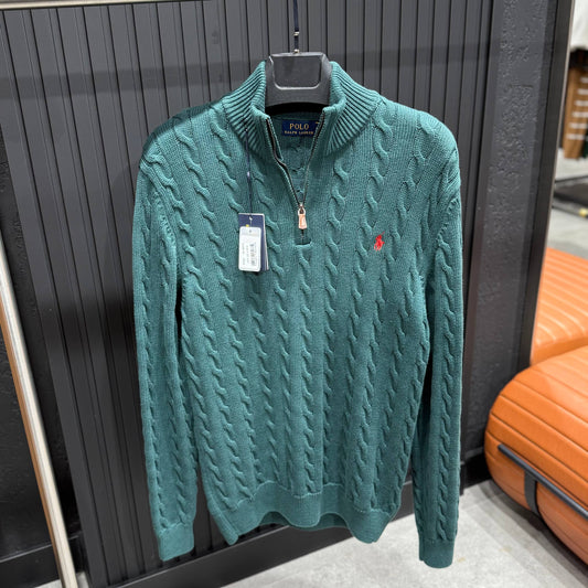 Polo Ralph Lauren İthal Yarım Fermuar Triko