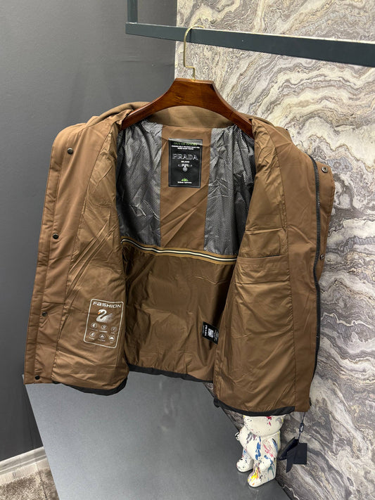 Prada İthal Kaz Tüyü Mont