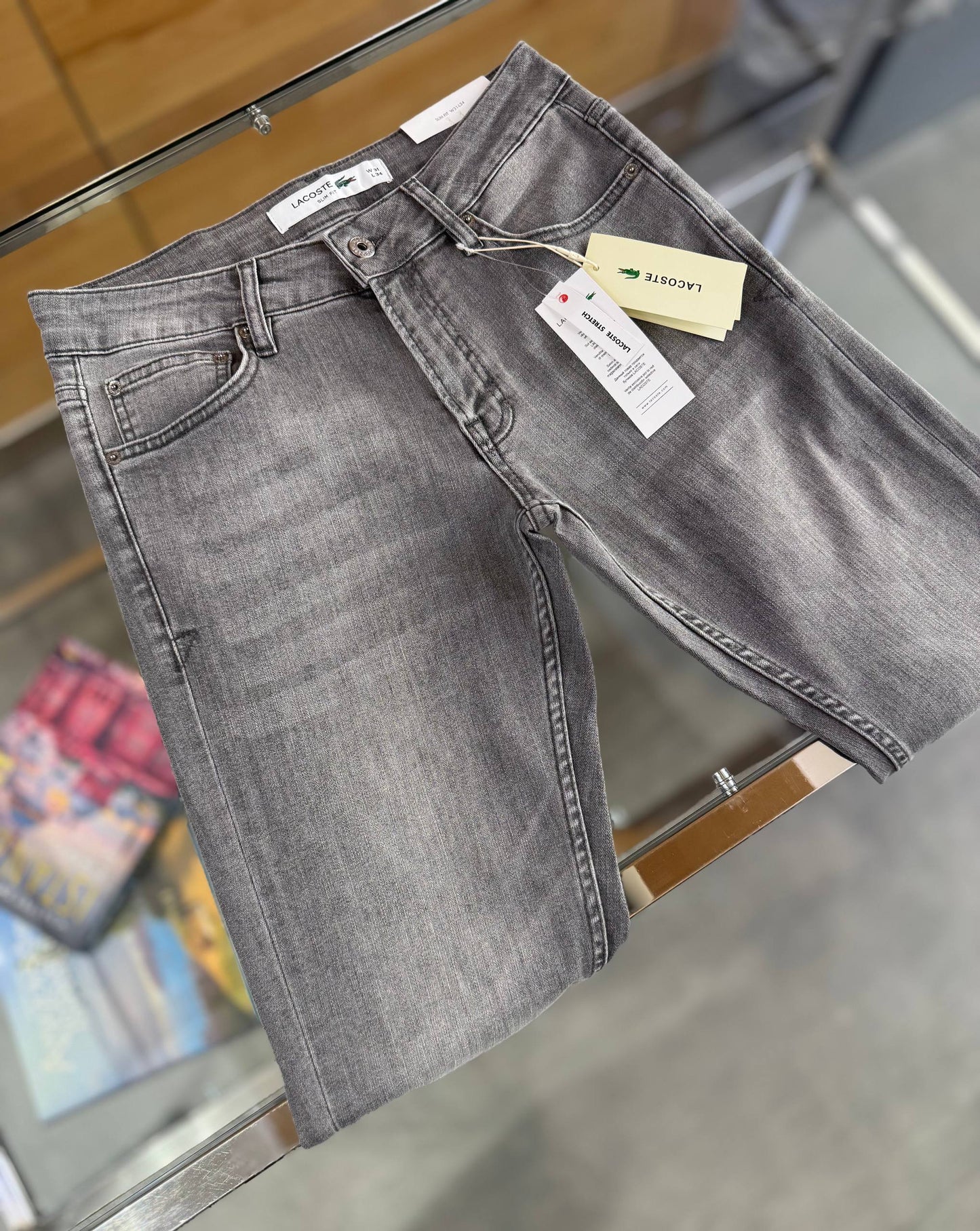 Lacoste İthal Jean Pantolon