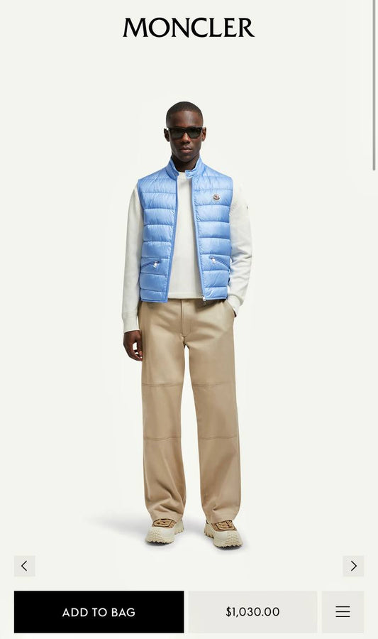 Moncler Kaz Tüyü İthal Yelek