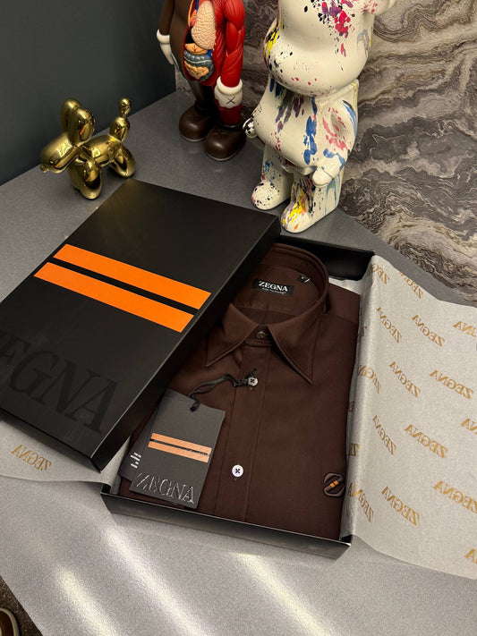 Zegna İthal Tensel Kumaş Gömlek