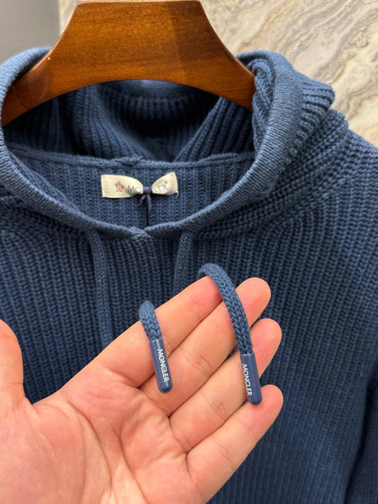 Moncler İthal Kapşonlu Triko