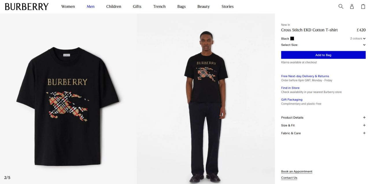 Burberry İthal Tişört