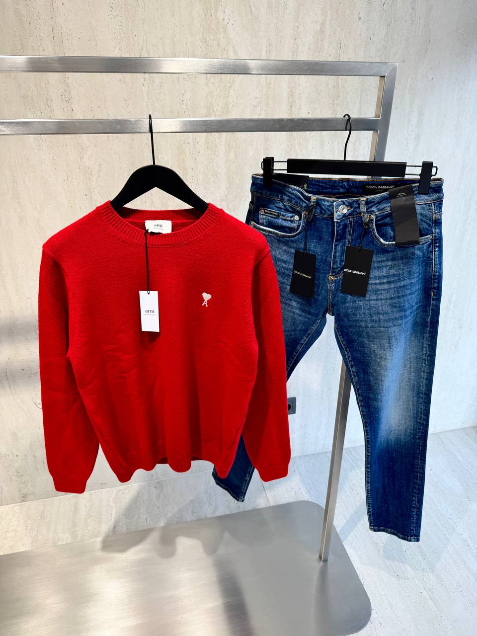 Ami Paris Yün-Kaşmir İthal Kazak