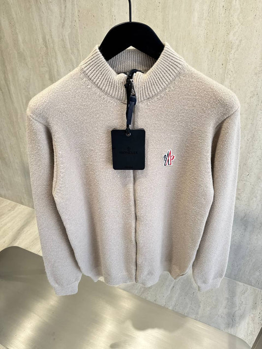 Moncler Kaşmir-Yün İthal Fermuarlı Hırka