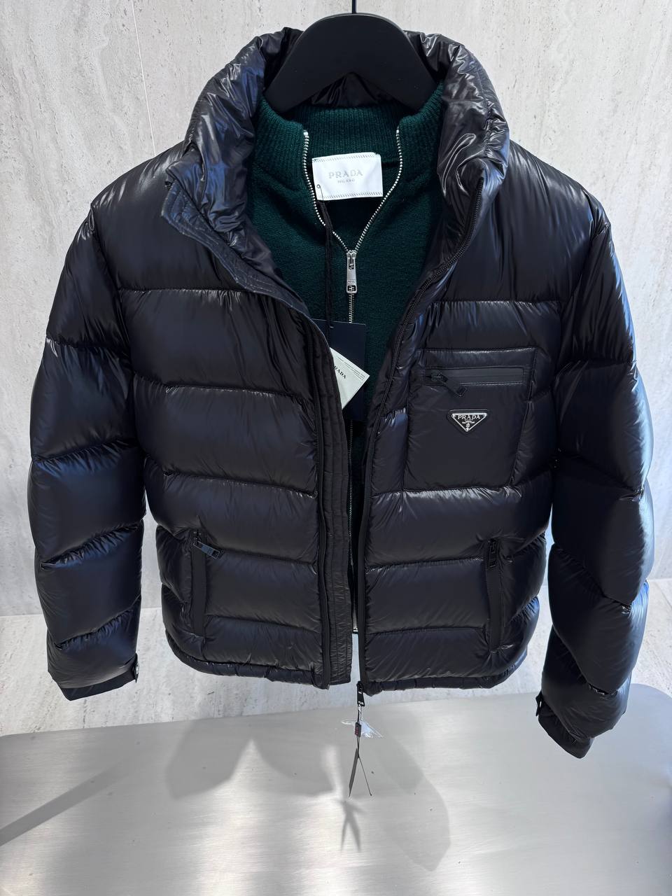 Prada İthal Kaz Tüyü Mont