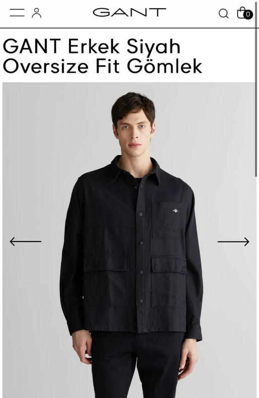 Gant İthal Kanvas Gömlek