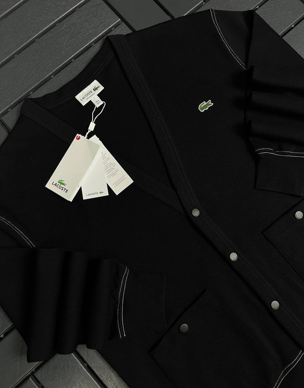 Lacoste İthal Düğmeli Hırka