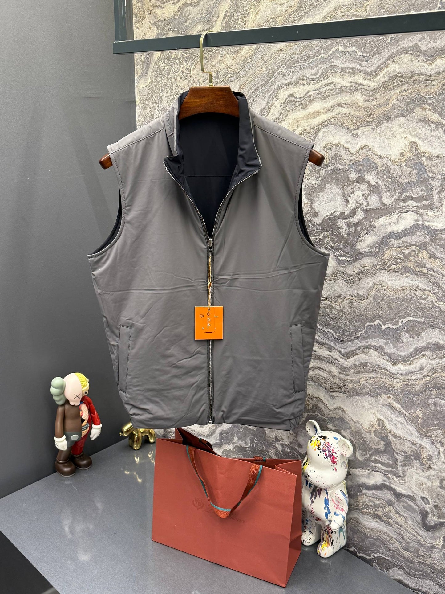 Loro Piana İthal Çift Taraflı Yelek