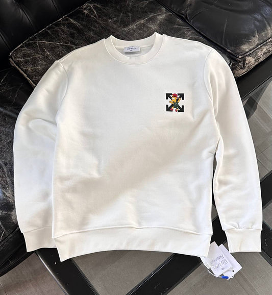 Off Whıte İthal Sweat