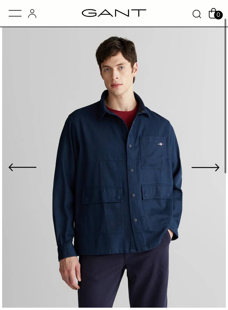 Gant İthal Kanvas Gömlek