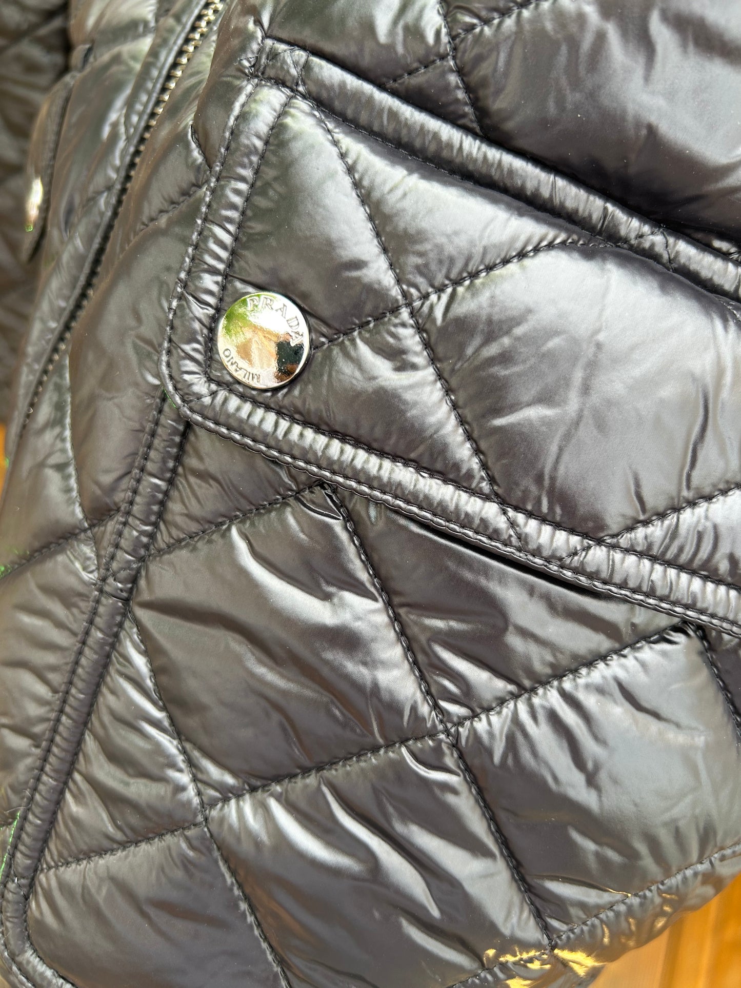 Prada İthal Kaz Tüyü Ceket