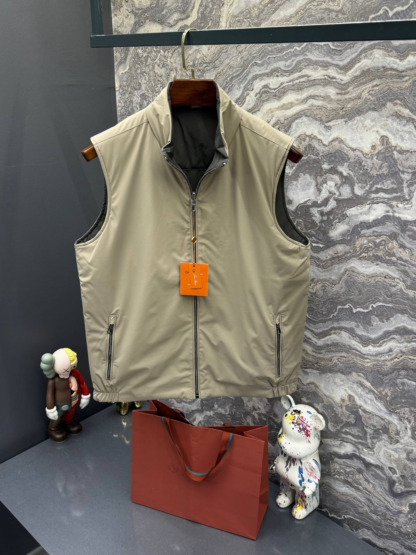 Loro Piana İthal Çift Taraflı Yelek