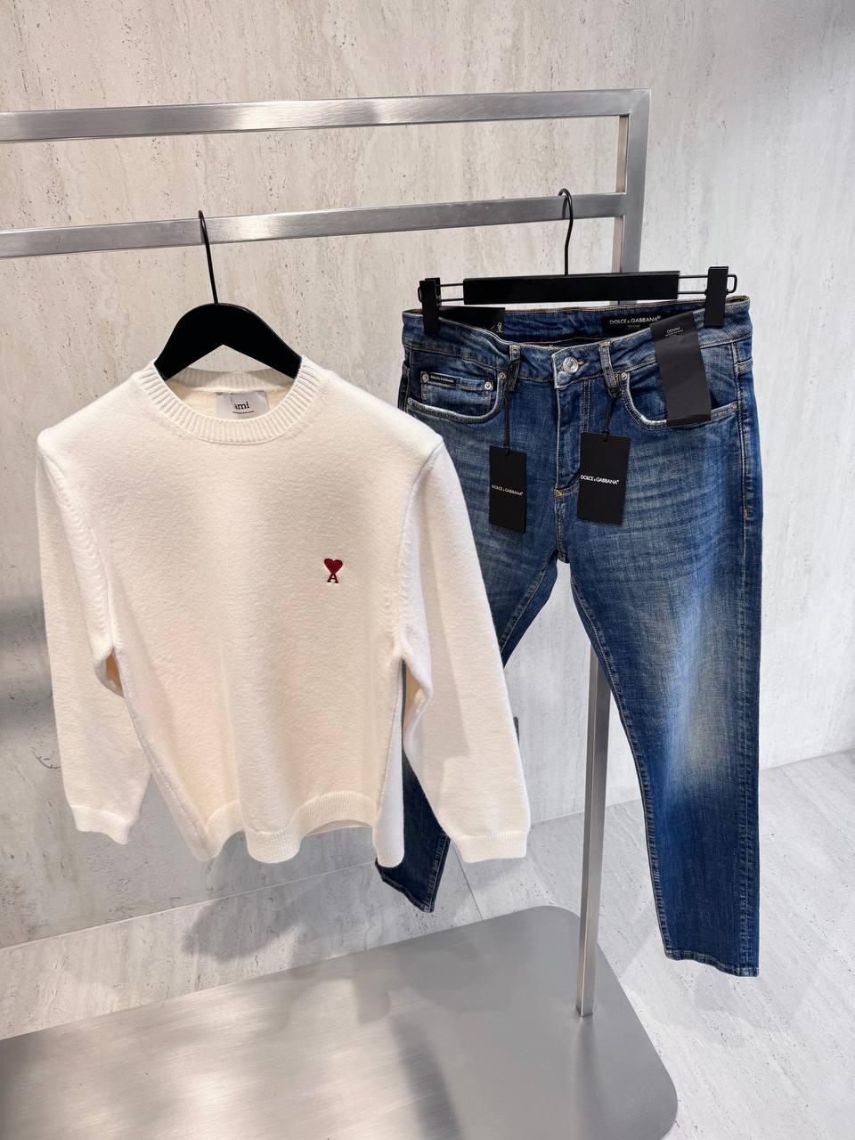 Ami Paris Yün-Kaşmir İthal Kazak