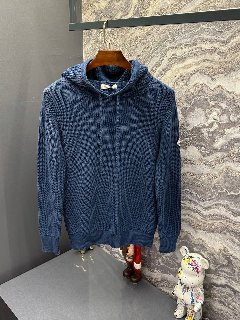 Moncler İthal Kapşonlu Triko