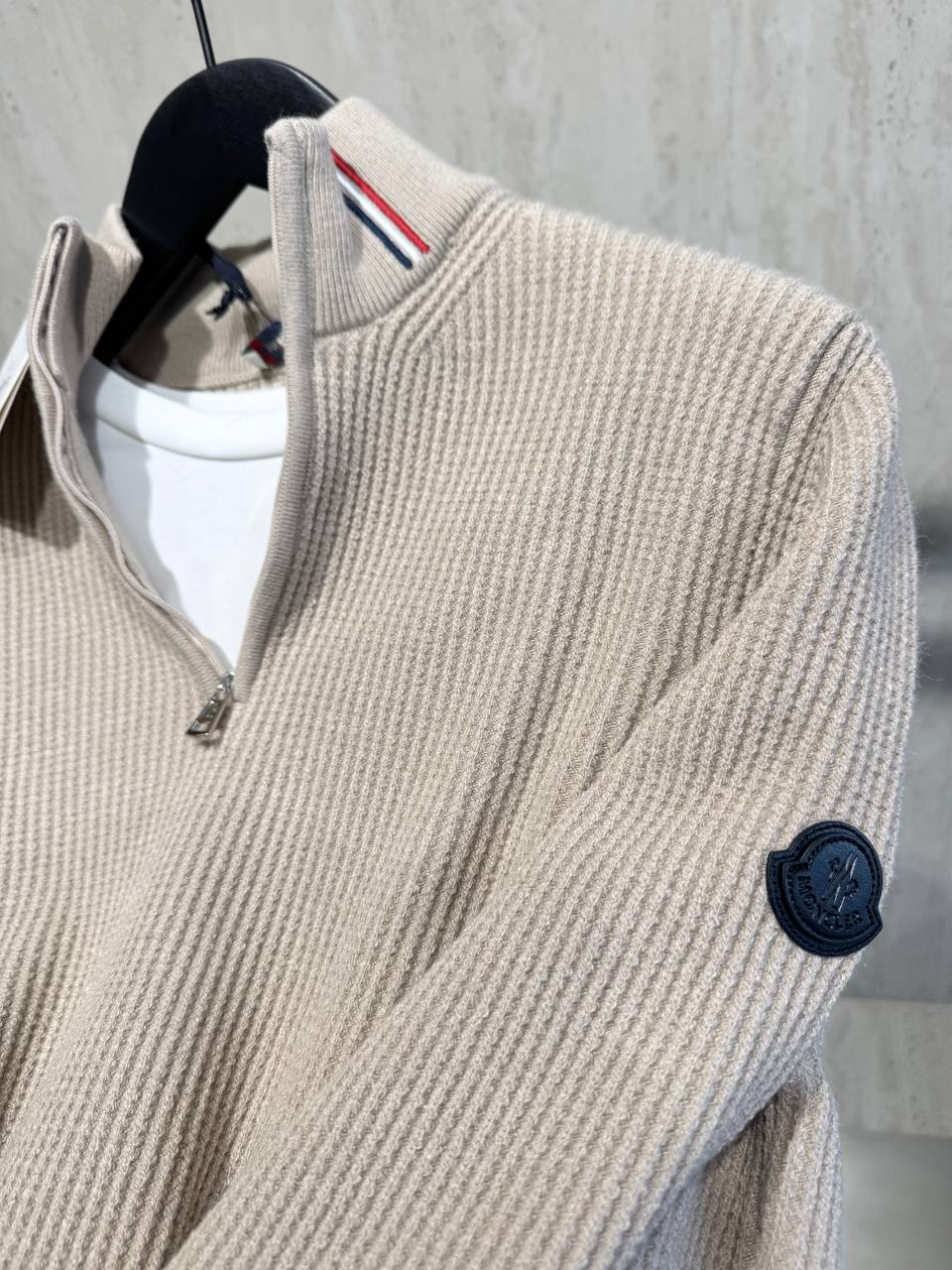 Moncler İthal Fermuarlı Triko