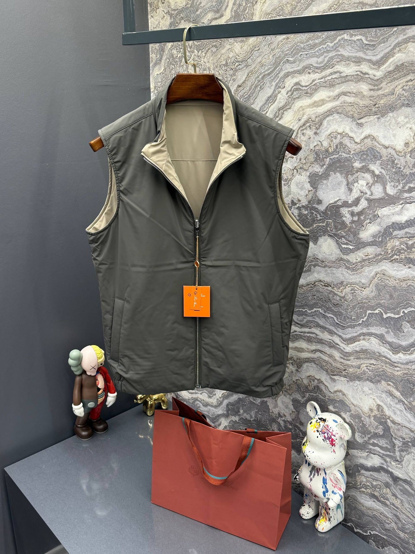 Loro Piana İthal Çift Taraflı Yelek