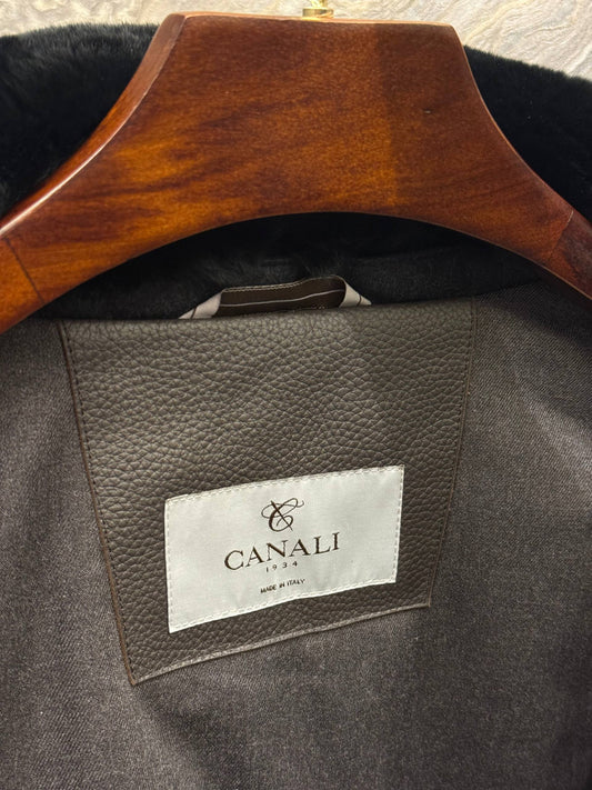 Canalı İthal Kürklü Mont