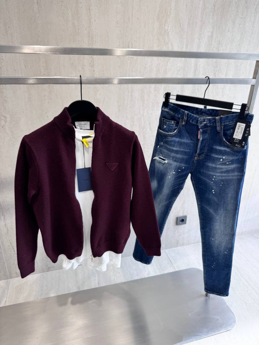 Prada Kaşmir-Yün İthal Hırka