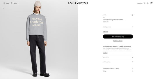 Louıs Vuıtton İthal Sweat