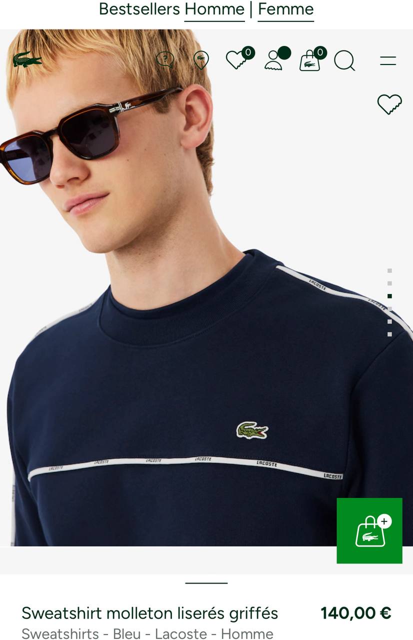 Lacoste İthal Sweatshirt