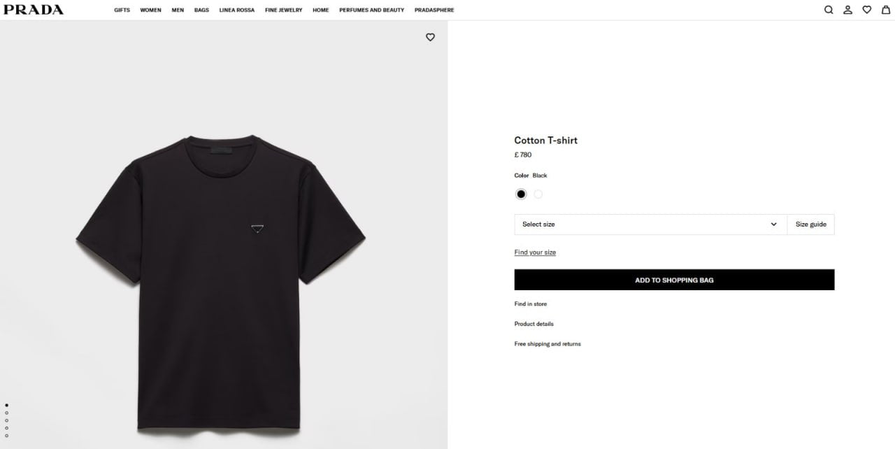 Prada İthal Tişört