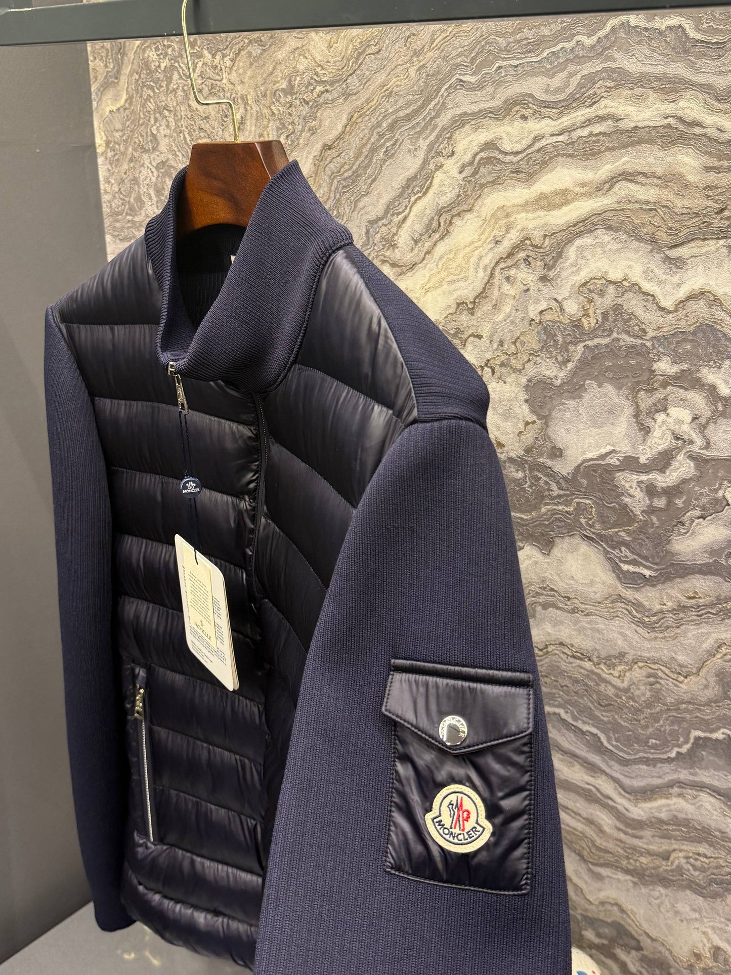 Moncler Kaz Tüyü Örme İthal Ceket