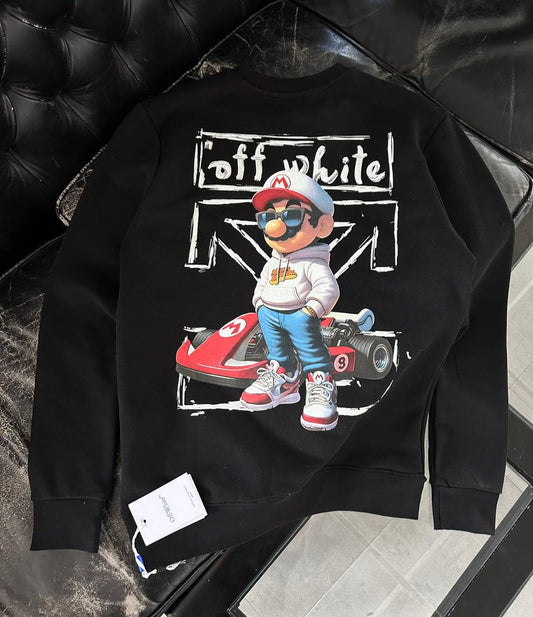 Off Whıte İthal Sweat