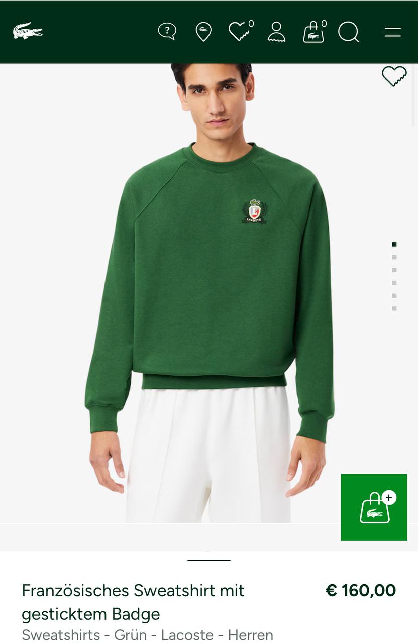 Lacoste İthal Sweatshirt