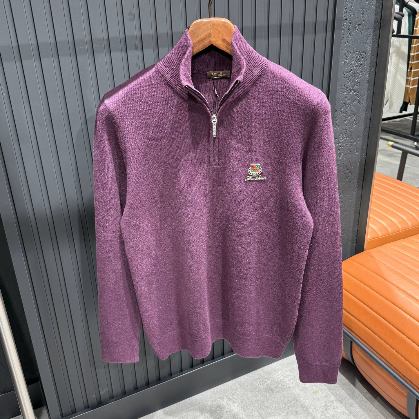 Loro Piana İthal Yarım Fermuar Triko