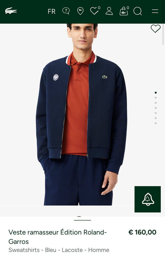 Lacoste İthal Fermuarlı Hırka